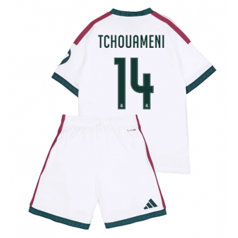 Real Madrid Aurelien Tchouameni #14 Maglia Gara Casa Repliche 2026-27 Bambino Maniche Corte